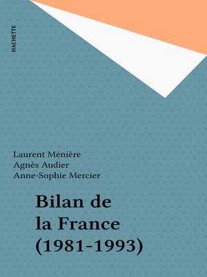cover image of Bilan de la France (1981-1993)